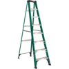 Louisville Ladder FS4008 Fiberglass Standard Step Ladder, 8 Feet, Green 29 71aU mT8S6L