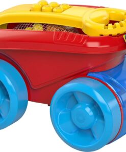  MEGA BLOKS Toy Building Set Toddler Blocks, Block Scooping Wagon Learning Toy with Storage - Blue 18 71aUNig416L