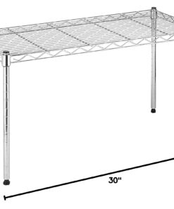 Whitmor Supreme Wide Stacking Shelf - Heavy Duty - Adjustable - Chrome 32 71aVRxP8udL