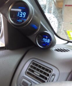 HOTSYSTEM Electronic Voltmeter Voltage Volt Gauge Meter Blue Digital LED 2inches 52mm for Car Vehicle Auto 20 71aVTVGlFcL