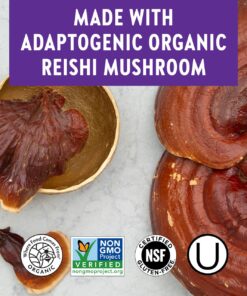 New Chapter Reishi Mushroom - LifeShield Reishi for Healthy Aging + Organic Reishi Mushroom + Vegan + Non-GMO, Nootropic Ingredients - 60 ct 11 71aWV4in5kL