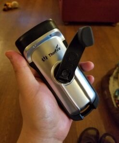 ThorFire Solar Flashlight Hand Crank Solar Powered Rechargeable Flashlight IPX6 Waterproof LED Emergency Lights Dynamo Torch Ideal for Camping Outdoor Climbing Backpack Hiking 70 71aXEPGEVML