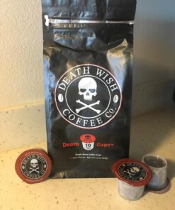 Death Wish Coffee, Dark Roast Single-Serve Coffee Pods, 10 Count 10 Count (Pack of 1) 56 71aXHq3DSFL