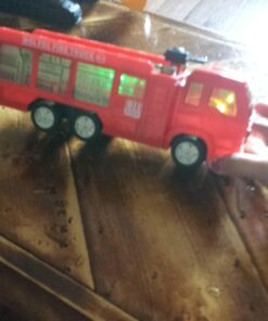 WolVolk Electric Firetruck - Unstoppable Adventure with Stunning 3D Lights and Sirens Fire Truck Toys for 3 Year Old Boys 24 71aXv00k XL