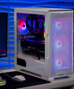 Alternative view of Skytech Pro Eclipse Gaming PC Desktop - Intel Core i9 13900K 3.0 GHz, NVIDIA RTX 4090 24GB, 1TB NVME Gen4 SSD, 32GB DDR5 RAM, 420mm All-in-One Liquid Cooler, Windows 11
