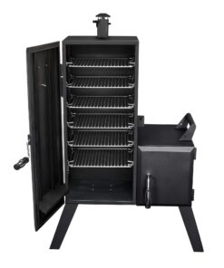 Dyna-Glo DGO1176BDC-D Vertical Offset Charcoal Smoker Standard Black 39 71aYbwJKdoL