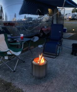 Solo Stove Ranger with Stand Portable Outdoor Fire Pit Stainless Steel Firepot for Wood Burning and Low Smoke Great Fire Pits for Outside | 15x12.5 Inch Outside Fire Pit w/o Removable Ash Pan & Base Plate 26 71aYlnuS vL