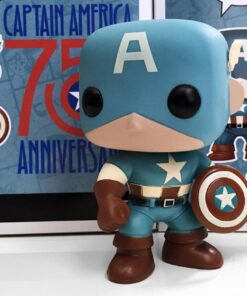 Funko POP Marvel: Captain America Sepia Tone 75th Anniversary Action Figure (Amazon Exclusive) 13 71aZ9SKbJPL