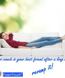 FoamTouch Upholstery Foam 2" x 24" x 72" High Density Cushion, white 2Inch x 24Inch x 72Inch 33 71aZi2mZ7cL 1