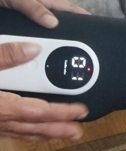 LINGTENG Leg Massager, Calf Air Compression Massager with Heat, Cordless Leg Massager for Circulation and Pain Relief, Calf Massager with 3 Intensities, Gifts for Women (Only Single) Black 52 71aZjvJAB0L