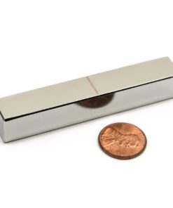 CMS MAGNETICS - (1 Ct, 3” x 1/2” x 1/2”) N52 Grade Anti-Corrosion Nickel Plated Neodymium Rectangular Bar Magnet, 17 Pound Pull Force, Applications: Crafting, DIY Projects, Education, Science, Design and Engineering 8 71aaksO77L