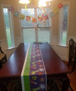 Alternative view of Fun Express - Science Party Birthday Banner for Birthday - Party Decor - Hanging Decor - Garland - Birthday - 1 Piece