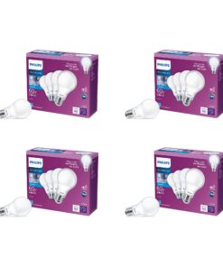 Alternative view of Philips LED Basic Frosted Non-Dimmable A19 Light Bulb - EyeComfort Technology - 800 Lumen - Soft White (2700K) - 10W=60W - E26 Base - Old Version - Indoor - 16-Pack Soft White (2700k) 16 Count (Pack of 1) Basic LED (Old Version) 60W