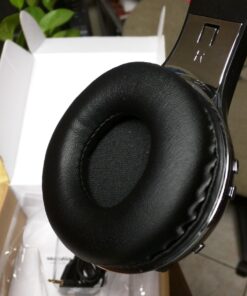 Bluedio V5.0 Bluetooth Headphones Over Ear, Wireless Bluetooth On-Ear Stereo Earphones Noise Cancelling, Soft Memory-Protein Earmuffs, w/Mic (Black) Black 59 71ac13wT L