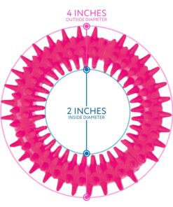 Alternative view of Original Monkey Spiky Sensory Ring / Bracelet Fidget Toy (Pack of 3) - No BPA, Phthalate, Latex - Fidgets Toys / Stress Rings for Children and Adults - by Impresa Products