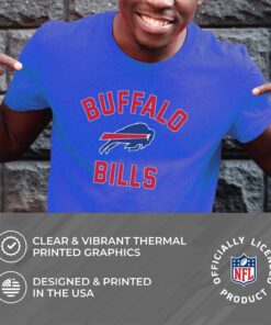 Team Fan Apparel NFL Adult Gameday T-Shirt - Cotton Blend - Tagless - Semi-Fitted - Unleash Your Team Spirit During Game Day Buffalo Bills X-Large Royal 12 71adEWcIxL