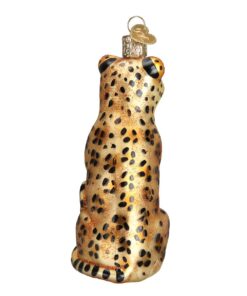 Old World Christmas Ornaments: Wildlife Animals Glass Blown Ornaments for Christmas Tree, Leopard 10 71adNUUq3SL
