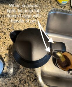 Bonavita 5 Cup Drip Coffee Maker Machine, One-Touch Pour Over Brewing w/Double Wall Thermal Carafe, SCA Certified, 1100 Watt, BPA Free, Dishwasher Safe, Stainless Steel, BV1500TS 34 71adW7Uo9L