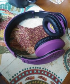 PowerLocus Bluetooth Over-Ear Headphones, Wireless Stereo Foldable Headphones Wireless and Wired Headsets with Built-in Mic, Micro SD/TF, FM for iPhone/Samsung/iPad/PC (Purple) Purple 60 71adYYBRGfL