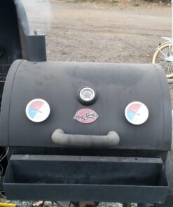 3 1/8 inch BBQ Thermometer Gauge 2 Pcs Charcoal Grill Pit Smoker Temp Gauge Grill Thermometer Replacement for Oklahoma Joe's Smokers, and Smoker Wood Charcoal Pit, Large Face Grill Thermometer 2 Pack 39 71adhWenGtL