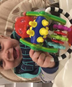 Sassy Teethe & Twirl Sensation Station 2-in-1 Suction Cup High Chair Toy | Developmental Tray Toy for Early Learning | for Ages 6 Months and Up 32 71adksMySgL