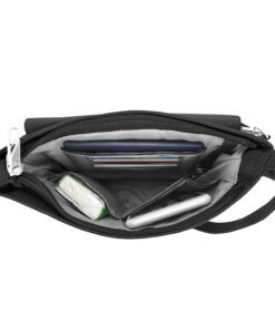 Travelon Anti-Theft Classic Mini Shoulder Bag, Black, One Size, 8.5 x 8.5 x 2 49 71adxm50 KL