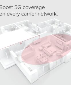 Alternative view of weBoost Home MultiRoom - Cell Phone Signal Booster | Boosts 4G LTE & 5G up to 5,000 sq ft for all U.S. Carriers - Verizon, AT&T, T-Mobile & more | Made in the U.S. | FCC Approved (model 470144) Home Multi-Room