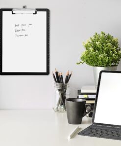 Amazon Basics Plastic Clipboards, Low Profile Clip, Clipboard for Classrooms, Office, Restaurants, Doctor Offices, 2-Pack, Black 23 71af5QQQOxL