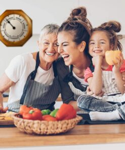 DayClocks Classic Day of The Week Wall Clock with Solid Wood Frame – Calendar Day Clock – Ideal Retirement Gift for Men & Women – Oak, 10" 10" 17 71afesQBbsL 1