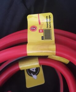 CARTMAN 4 Gauge 20 Feet Jumper Cables Automotive Booster Cables with Carry Bag for Car SUV and Pickup Trucks 20-Feet (4-Gauge) 50 71afhriVc5L