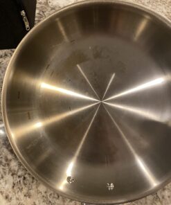 All-Clad D3 3-Ply Stainless Steel Fry Pan 12 Inch Induction Oven Broiler Safe 500F, Lid Safe 350F Pots and Pans, Cookware Silver 12-Inch 36 71ag xoLyWL