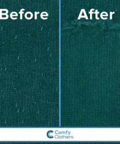 Multi-Fabric Sweater Comb for De-Pilling Sweaters & Other Fabrics - De-fuzzing and Lint Removal to Refresh Your Clothes Blue Plastic - Single 14 71ag9StPPPL