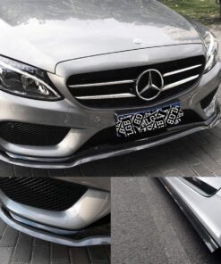 Front Lip ,HengJia Auto Parts 2.5m/8.2ft Car carbon fiber front lip,Front Bumper Lip ,Carbon Lip ,Side Skirt, front lip spoiler 100% waterproof protection(Carbon black) 34 71ahNcFZmnL