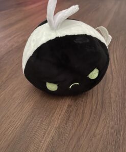Alternative view of TeeTurtle - The Original Reversible Bee Plushie - Glow in the Dark - Cute Sensory Fidget Stuffed Animals That Show Your Mood - Perfect for Halloween! Small