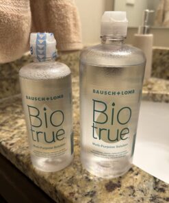 Biotrue Contact Lens Solution, Multi-Purpose Solution for Soft Contact Lenses, Lens Case Included, 10 FL OZ (Pack of 2) 10 Ounce (2 Pack) 30 71aib1HwLUL