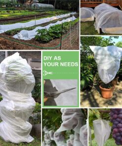 Plant Covers Freeze Protection 0.9oz 8Ft x 24Ft Rectangle Plant Cover for Cold Protection,Season Extension 29 71ajmVKzlcL