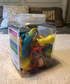 iPlay, iLearn 10pcs Baby Rattles Toys Set, Infant Grab N Shake Rattle, Sensory Teether, Development Learning Music Toy, Newborn First Birthday Gifts for 0 1 2 3 4 5 6 7 8 9 10 12 Month Babies Boy Girl 10 Pieces Set 44 71alRCTkXL