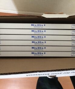 Nordic Pure 16x25x1 (15 1/2 x 24 1/2 x 3/4) Pleated MERV 12 Air Filters 6 Pack 26 71alisEhrWL