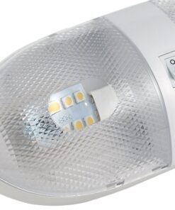 Lumitronics RV 12V Double LED Ceiling Dome Light - On/Off Switch - Removable Lenses Double 1-Pack 13 71amEOx58OL