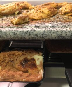 Swissmar KF-77081 Stelvio 8-Person Raclette Party Grill with Granite Stone Grill Top, Brushed Stainless Steel 32 71amSzQxML