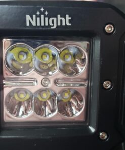 Nilight - NI23C-18W 2PCS 18W Spot LED Work Light Driving Lights Led Light Bar Off Road Led Lights Flush Mount for Jeep Truck Tacoma Bumper ATV UTV,2 Years Warranty 2PCS 18W Spot Flush Mount 41 71amtM6eeL