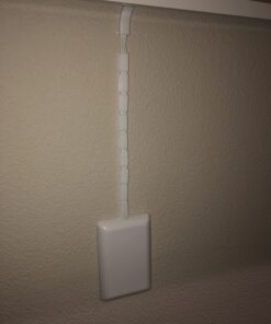 Sleek Socket - The Original & Patented Mounted TV Ultra-Thin Outlet Concealer with Cord Concealer Kit, 2 Outlet, 4-Foot Cord, Universal Size (No More Drilling Holes in Wall to Hide Mounted TV Cord) TV mount - single 35 71amzNcQ3jL