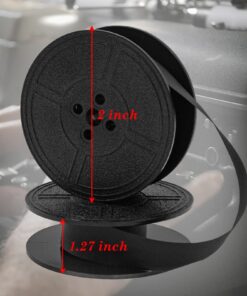 Alternative view of Vintage Manual Typewriter Spool Ribbon Black Ink- for Royal