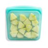 Stasher Reusable Silicone Storage Bag, Food Storage Container, Microwave and Dishwasher Safe, Leak-free, Sandwich, Aqua 36 71aoF4M23L