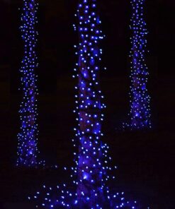 VMANOO Solar Outdoor String Christmas Lights 72Ft 200 LED 8 Modes Patio Lighting for Outside Yard Gazebo Party Wedding Tents Porch Xmas Garden Backyard Tree Decorations Balcony Decor Lights LS1P 1 PACK Blue 12 71aofJt9FBL