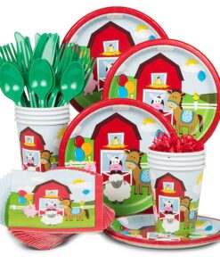 Costume SuperCenter Farmhouse Standard Tableware Kit (Serves 8) 3 71aofmd8M1L