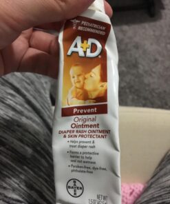 A+D Original Diaper Rash Ointment, Prevents & Protects Diaper Rash, Moisturizes & Heals Dry Skin With Vitamins A&D, 16oz Jar Pack of 1 50 71aojUC0UpL 4