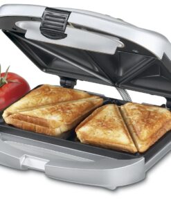 Cuisinart WM-SW2N Dual-Sandwich Nonstick Electric Grill Silver 29 71aoxQGalzL