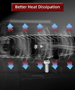 YITAMOTOR LED Light Bar 2PCS 18W 6 Inch Flood LED Work Light Pods Single Row Off Road Led Light Driving Light Fog Light Boat Light Waterproof SUV ATV 4WD Car Truck Golf Cart 12V 24V, 2 Year Warranty 2pcs 6inch Flood Black 24 71apEvL944L