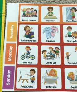 Godery Large Visual Schedule for Kids Chore Reward Chart,Bedtime Routine Chart for Toddlers,Double Side Schedule Board With 109 Cards for Home School Planner,Autism Learning Materials. 57 71apH4Bp9fL